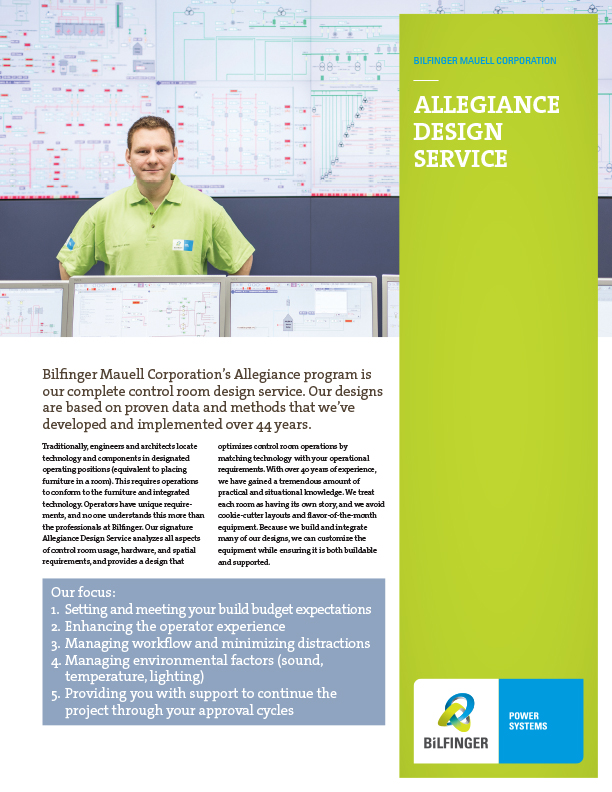 Bilfinger Data Sheet Allegiance