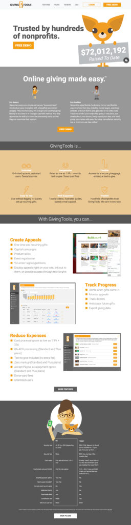 GivingTools Home Page